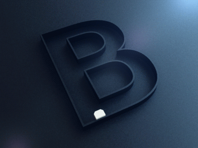 Fold 3d animation design fold font letter render unfold webshocker
