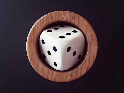 Dice 3d casino design dice gamble icon icon design render webshocker