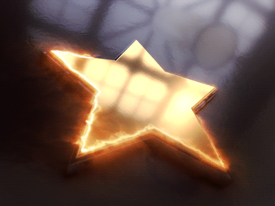 Star after effects animation design element3d render saber star webshocker