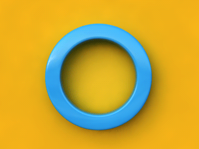 Circle 3d animation circle design elastic shape webshocker