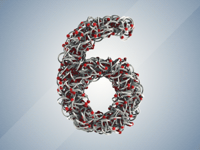 Numbers 3d animation countdown counter design element 3d numbers particles webshocker