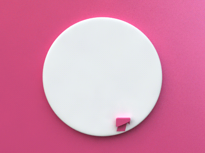 Dribbble Invite fold 3d logo animation design invite dribbble webshocker