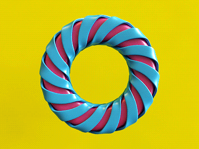 Circle 3d abstract animation design pulse render twist webshocker wrap