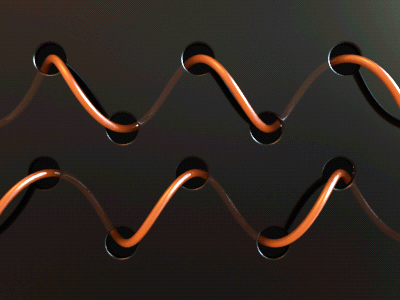 Path / Glass 3d animation design glass loop motion path render twist webshocker