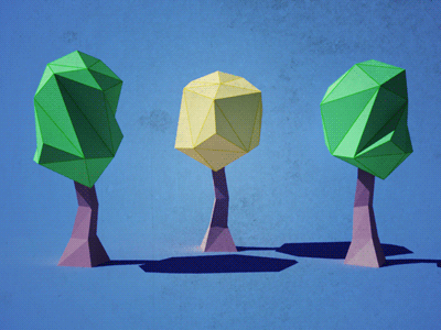 Low poly - Trees