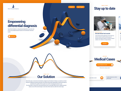 SBA website 3d analytics blood design development health sba web design webshocker website