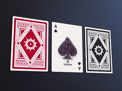 Playing Cards - backside 3d ace backside cards design photoshop playing cards poker spades webshocker