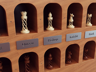 Chess Pieces - Render