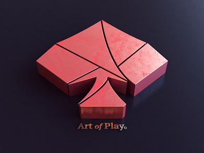 Art Of Play 3d artofplay brand design logo render webshocker