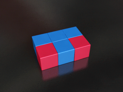 Cubes II 3d abstract animation cubes design icon loop render webshocker