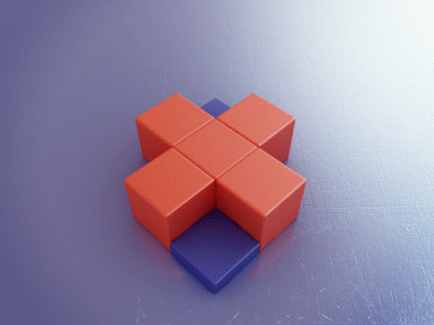 Cubes IV 3d animation cubes design loop loop animation preloader render webshocker