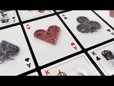 Playing Cards 3d animation design playing cards poker render webshocker