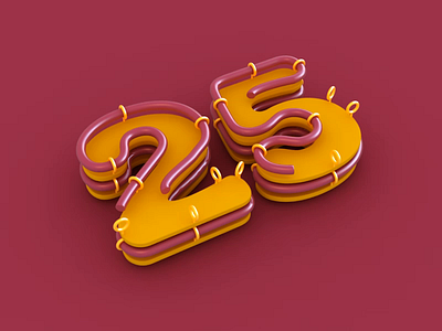 25 animation 3d animation design icon logo loop render typography webshocker