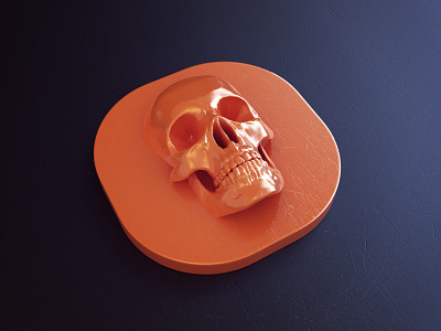 Skull - Render 3d 3dsmax badge design icon render skull vray webshocker