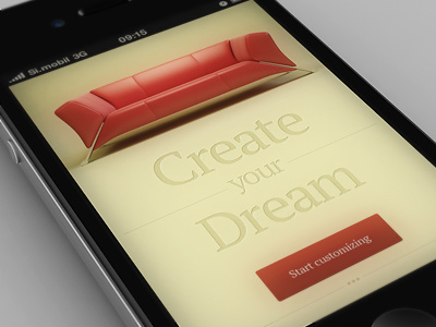 WIP app design furniture ios webshocker