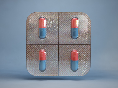 Pills 3d app design icon ios pills reflect webshocker