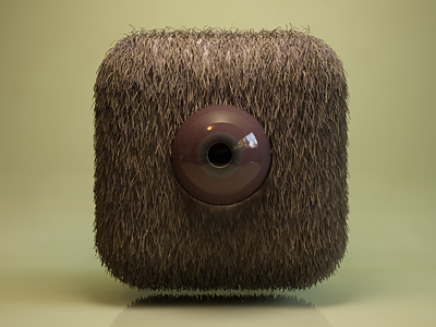 Big "Hairy" Brother 3d design fur icon ios photoshop webshocker