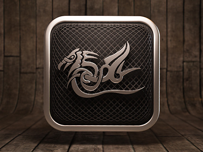 Tribal 3d app design icon ios tribal webshocker