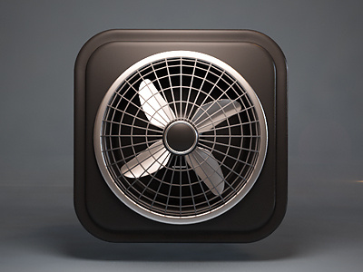 Fan 3d app design fan icon ios webshocker