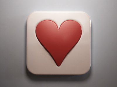 Like app design heart icon ios like webshocker