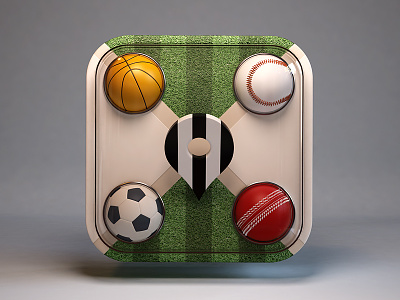 4 Balls - Final icon 3d app balls design icon ios photoshop webshocker