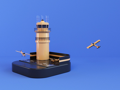 Planes 3d 3dsmax animation design loop planes render runway vray webshocker website