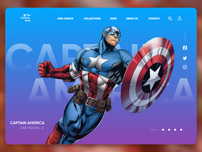 Comic Website Prototype Design 2