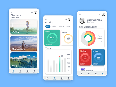 Fitness App Prototype Design