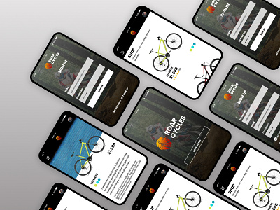 Bike Store Mobile Mockup