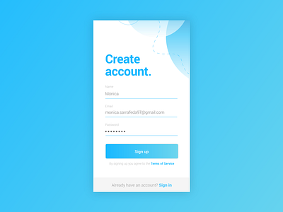 Daily UI #001 - Sign Up