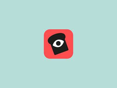 Daily UI #005 - App icon adobexd app blue breakfast dailyui icon logo red retro toast ui
