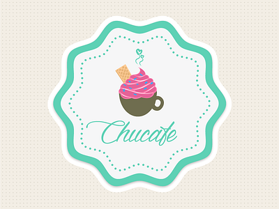 Chucafe cafeteria coffe coffee shop cookie costa rica cupcake design graphic design illustrator logo design