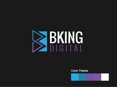 BKINGDIGITAL colors design digital illustrator king logo proposals