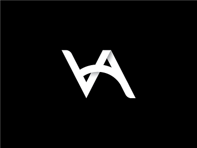V/A Monogram logo a brand branding grid identity logo logotype mark monogram monograma v va