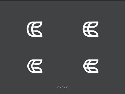 (C + C + V) Isotype brand branding c digital identity isotype logo logotype mark monogram monograma v