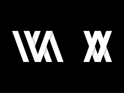 VA Monogram a brand branding grid identity logo logotype mark monogram monograma v va