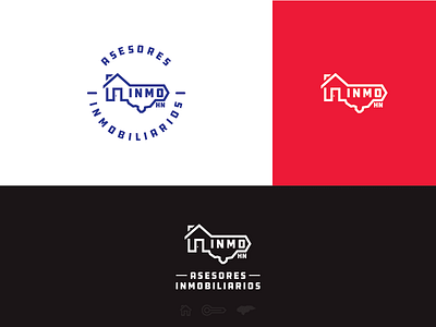 INMO Logo brand branding digital honduras house identity isotype keys logo logotype map mark