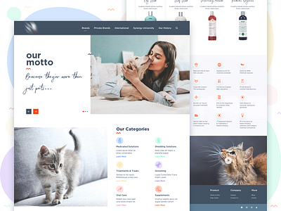 Pets Shop Landing page design landing page landing page design paisadutch pets petshop ui ui design uiux ux uxdesign vet veterinary web design