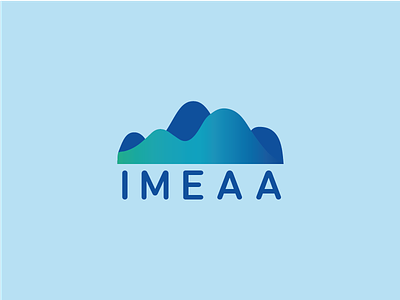 IMEAA Waves flow graph logo marine sea tide waves