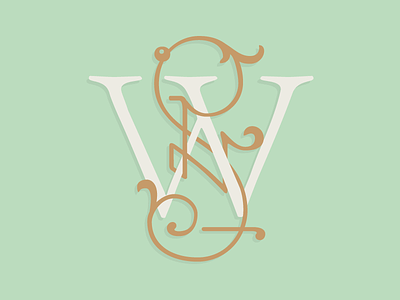 Wedding Suppliers Monogram elegant flourish logo luxury mark monogram ornament serif swash wedding