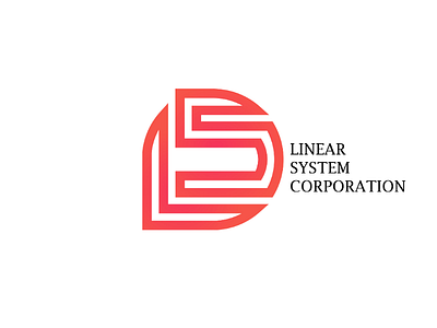 Linear system corporation blue board branding colors corners design grids job logo logotype lucid mark modern recruitment rounded sign startup value vector