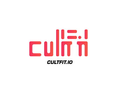 Cultfit.io blue board branding colors corners design grids job logo logotype lucid mark modern recruitment rounded sign startup value vector