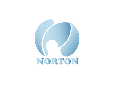 Norton blue board branding colors corners design grids job logo logotype lucid mark modern recruitment rounded sign startup value vector