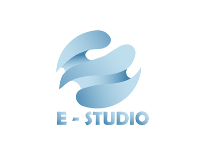 E studio blue board branding colors corners design grids job logo logotype lucid mark modern recruitment rounded sign startup value vector