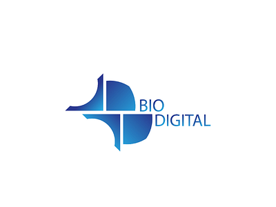 Bio Digital blue board branding colors corners design grids job logo logotype lucid mark modern recruitment rounded sign startup value vector
