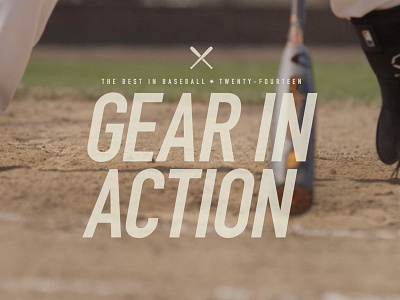Gear/Action baseball design interactive video