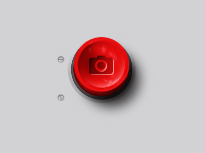 pressing red button gif