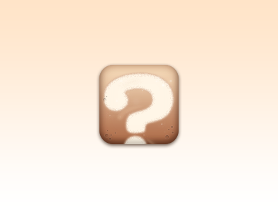 Icon Attempt brown coffee icon ios iphone latté retina tea