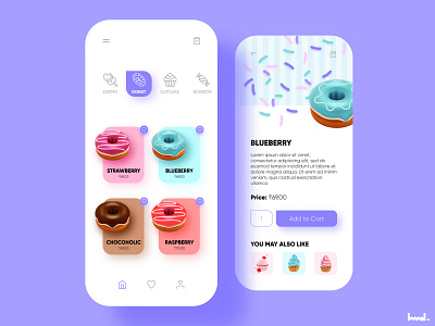 Sweet Shop ui adobe xd app cake donut pink sweet ui uidesign uiux userinterface ux uxui web website