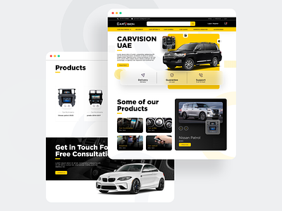 Carvision UAE adobe xd eco ui uidesign uiux ux uxui web website